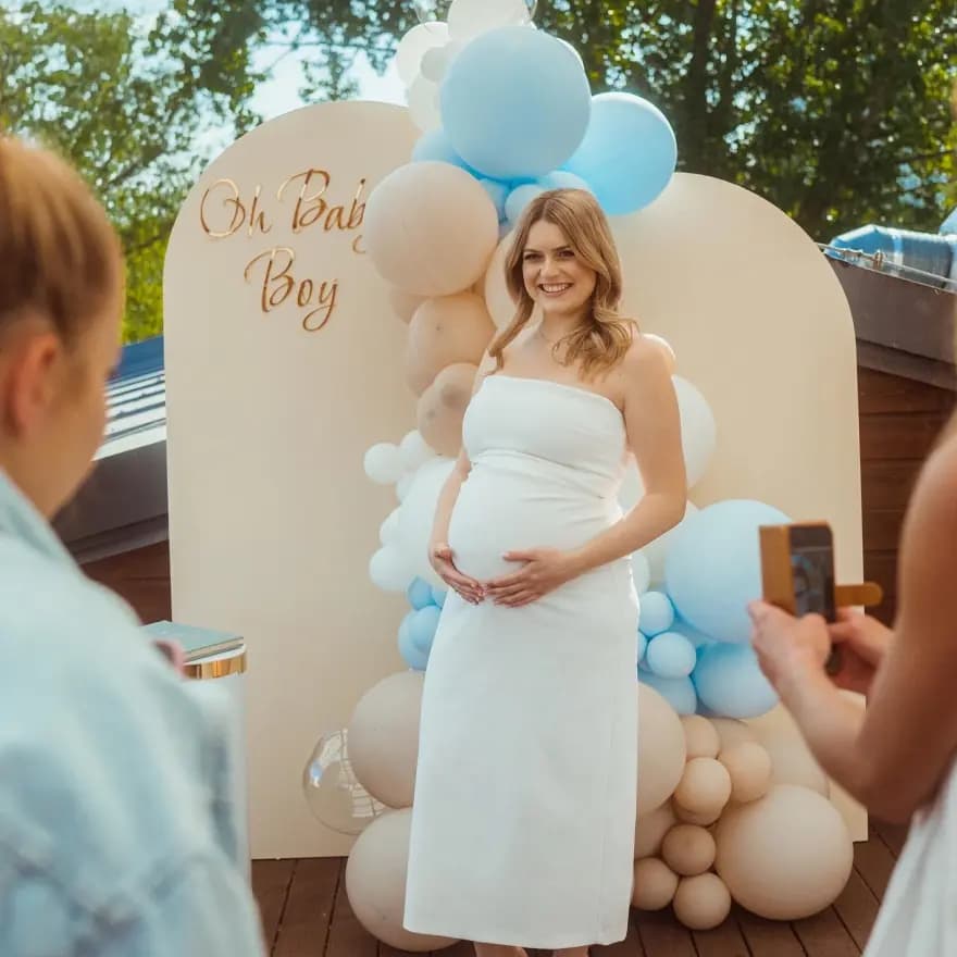 Świąteczna dekoracja na Baby Shower